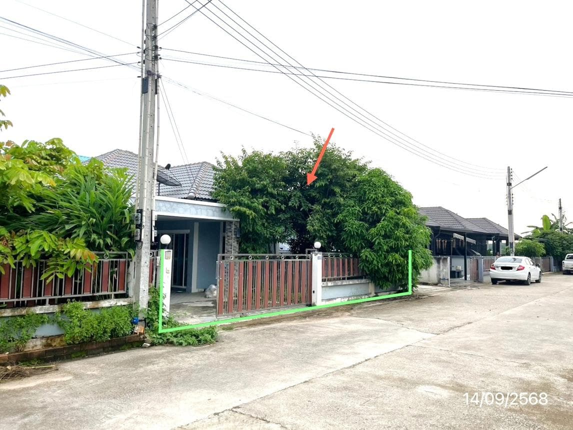 บ้านเดี่ยว อยู่เจริญ มาบยางพร ปลวกแดง ระยอง 2 ห้องนอน 2 ห้องน้ำ บนเนื้อที่ 50 ตร.ว. ทำเลใกล้นิคมอุตสาหกรรม