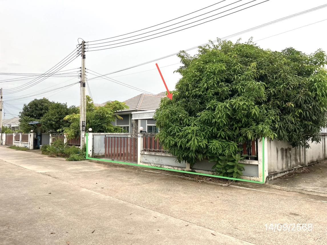 บ้านเดี่ยว อยู่เจริญ มาบยางพร ปลวกแดง ระยอง 2 ห้องนอน 2 ห้องน้ำ บนเนื้อที่ 50 ตร.ว. ทำเลใกล้นิคมอุตสาหกรรม