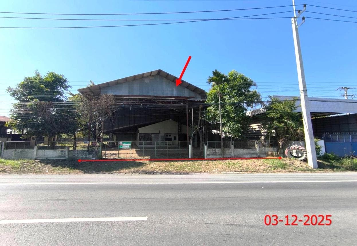 ขายโกดังลำพูน ทำเลป่าซาง สเปซใหญ่ 506 ตร.ม. บนที่ดิน 80 ตร.ว. โลเคชันดี ตอบโจทย์ธุรกิจ SME และ Hub ขนส่ง