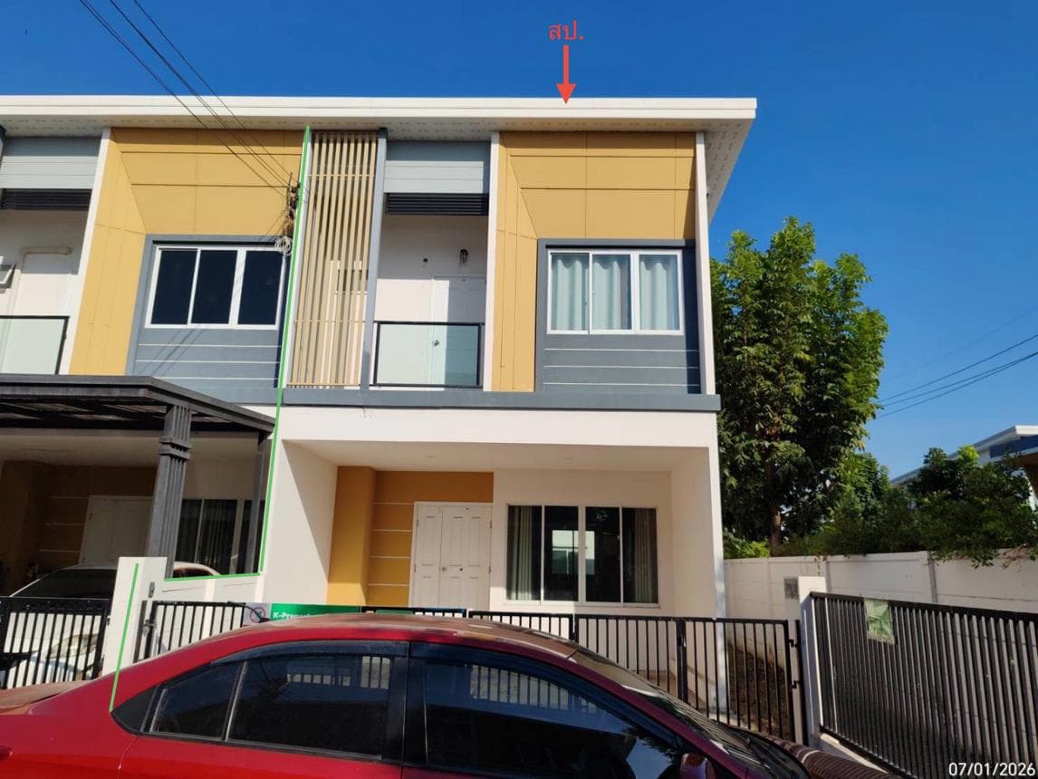 ขายทาวน์เฮ้าส์ โครงการบ้านร่มไม้ โรจนะ เฟส 2 ทำเลดี 2 ห้องนอน 3 ห้องน้ำ ใกล้นิคมโรจนะ บางปะอิน พระนครศรีอยุธยา