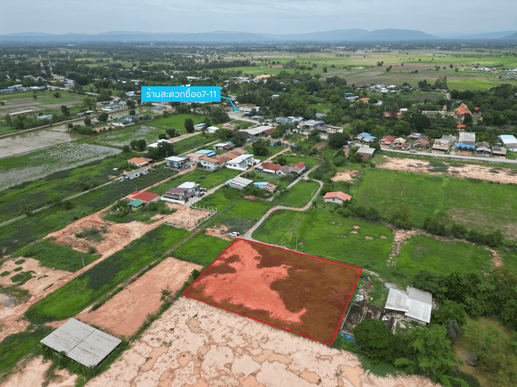 ที่ดินแปลงสวย 1 ไร่ครึ่ง ในชุมชนสระโคล่ เหมาะสร้างบ้านหลังใหญ่