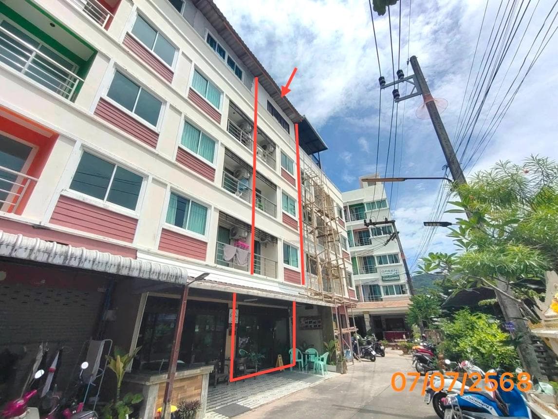 อาคารพาณิชย์ทำเลศักยภาพ ป่าตอง กะทู้ ภูเก็ต พื้นที่ใช้สอย 315 ตร.ม. ฟังก์ชัน 8 ห้องนอน 9 ห้องน้ำ