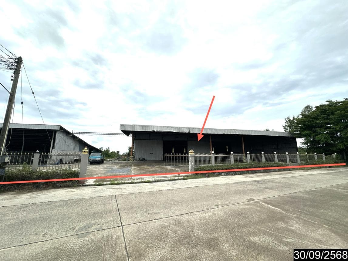 ขายอาคารโรงงาน ปราสาทเยอ ไพรบึง ศรีสะเกษ พื้นที่ใช้สอย 2200 ตร.ม.