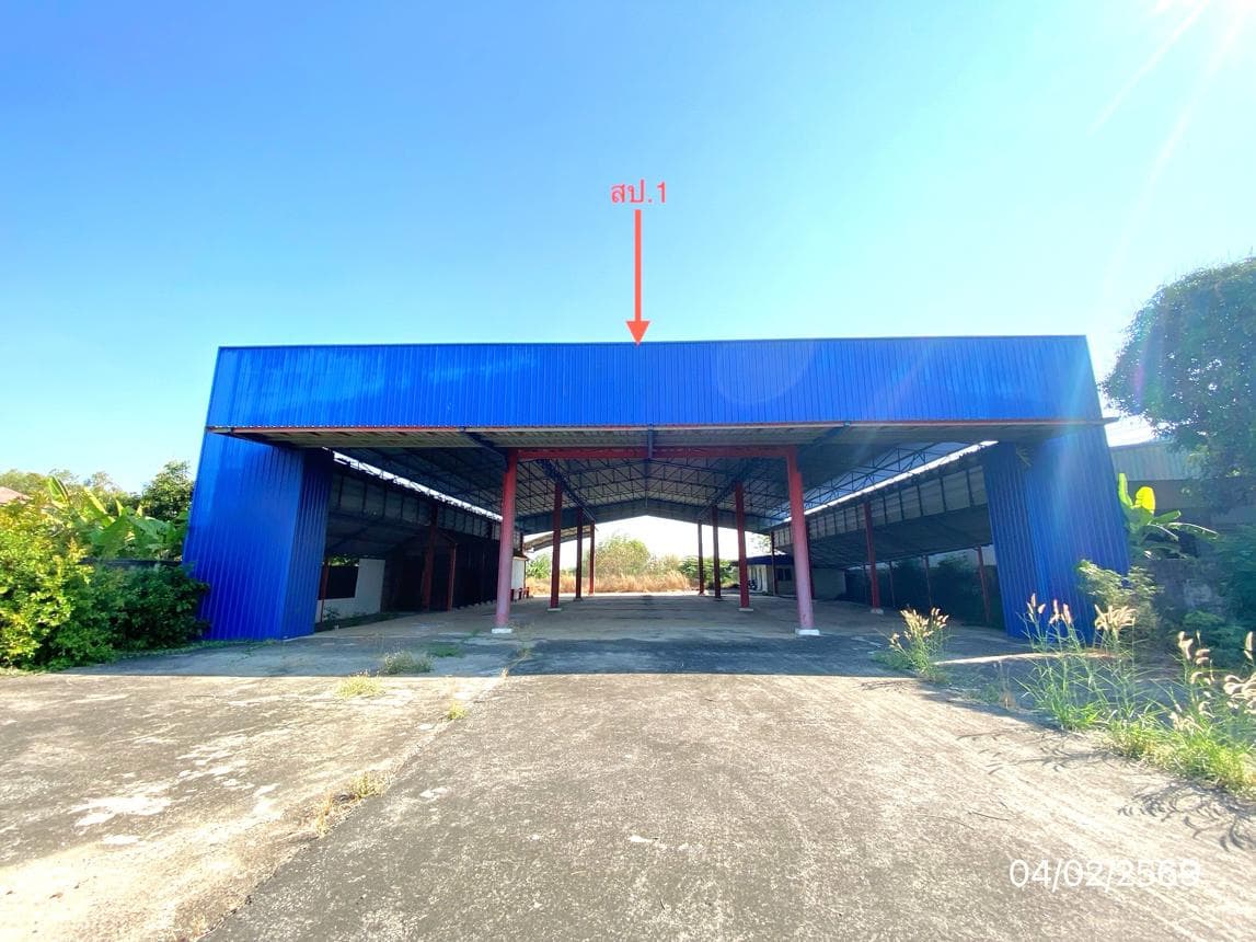 อาคารสำนักงาน โคกเพลาะ พนัสนิคม ชลบุรี พื้นที่ 61.1 ตร.ว. พื้นที่ใช้สอย 750 ตร.ม. 1 ห้องนอน 4 ห้องน้ำ