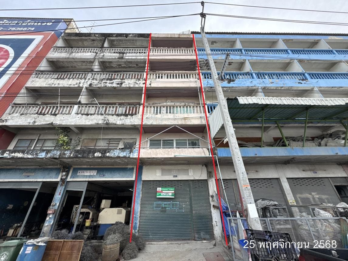 อาคารพาณิชย์ 2 ห้องนอน พื้นที่ 264 ตร.ม. ทำเลศักยภาพ บางแก้ว บางพลี สมุทรปราการ