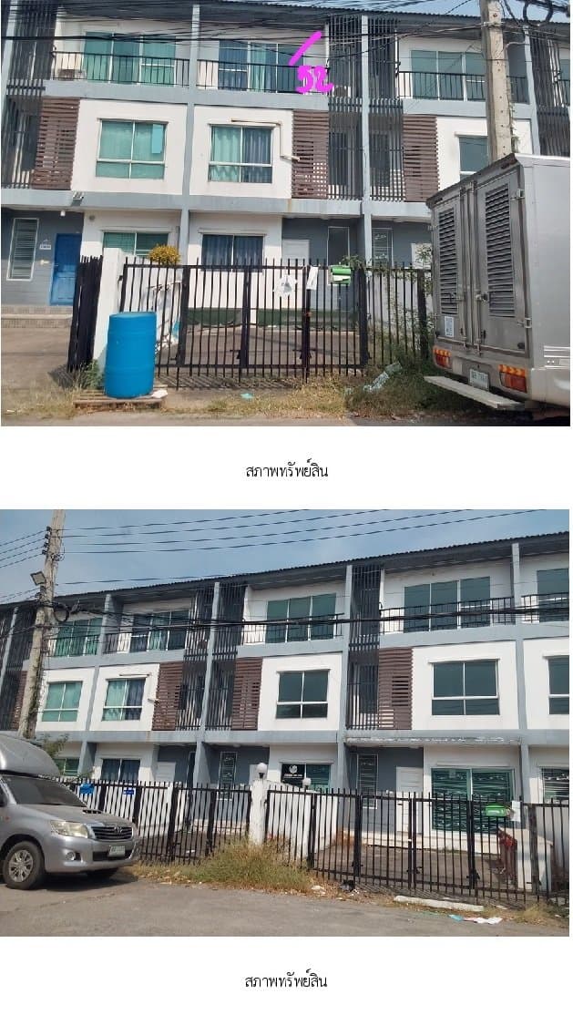ทาวน์เฮ้าส์ โครงการ บ้านสวยริมธาร สะพานสูง