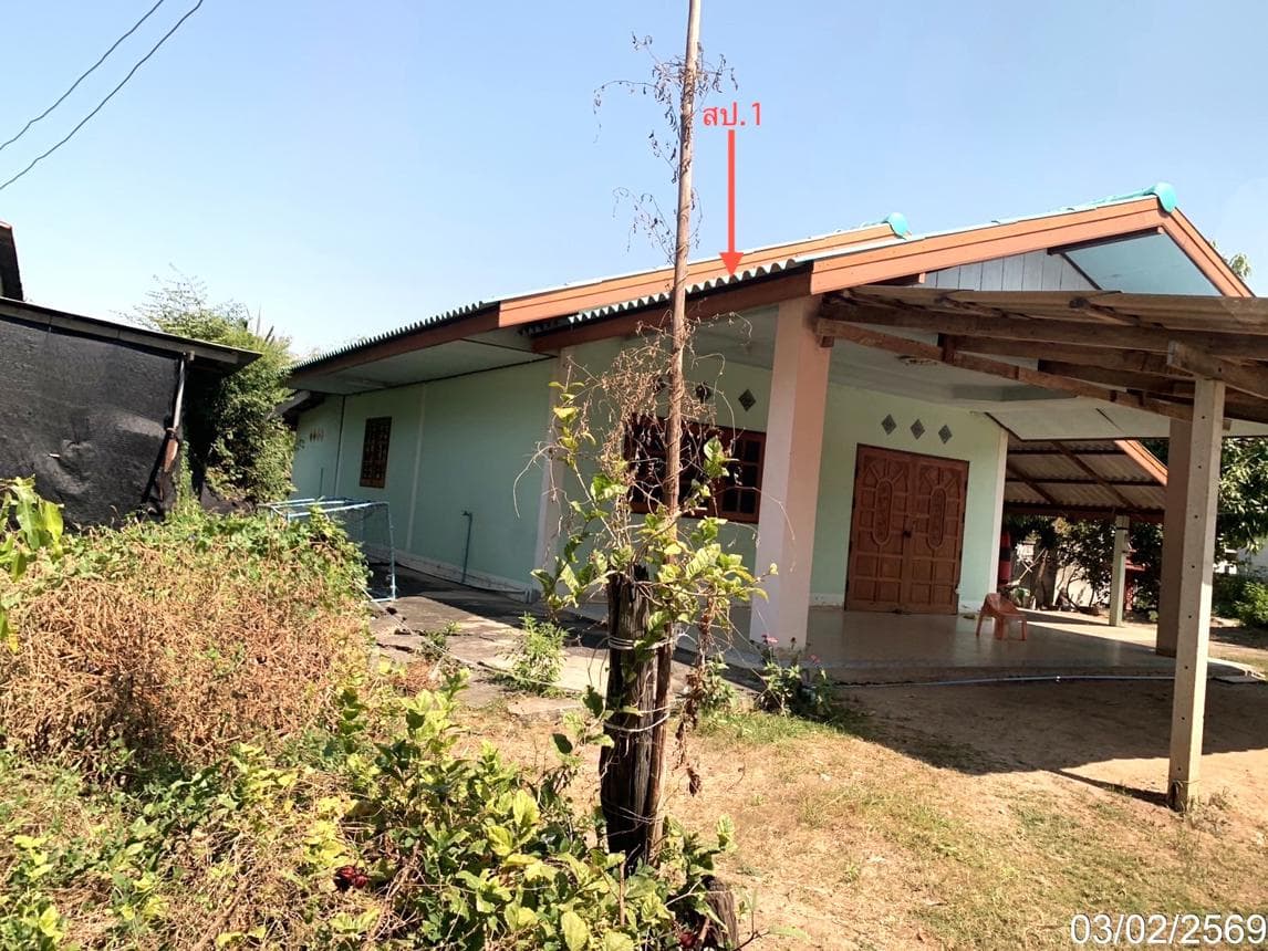 บ้านเดี่ยว หนองกระทุ่ม เดิมบางนางบวช สุพรรณบุรี 2 ห้องนอน 146 ตร.ม. บนที่ดิน 50 ตร.ว. ทำเลสงบ บรรยากาศบ้านสวน