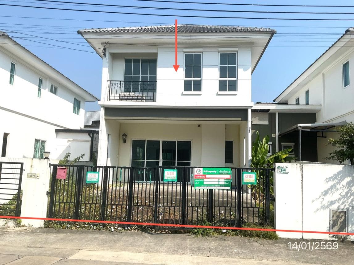 ขายบ้านเดี่ยว บ้านพฤกษา 114/1 เทพารักษ์-เมืองใหม่ฯ โครงการ 1 บางเพรียง บางบ่อ สมุทรปราการ 3 ห้องนอน พื้นที่ใช้สอย 126.06 ตร.ม.