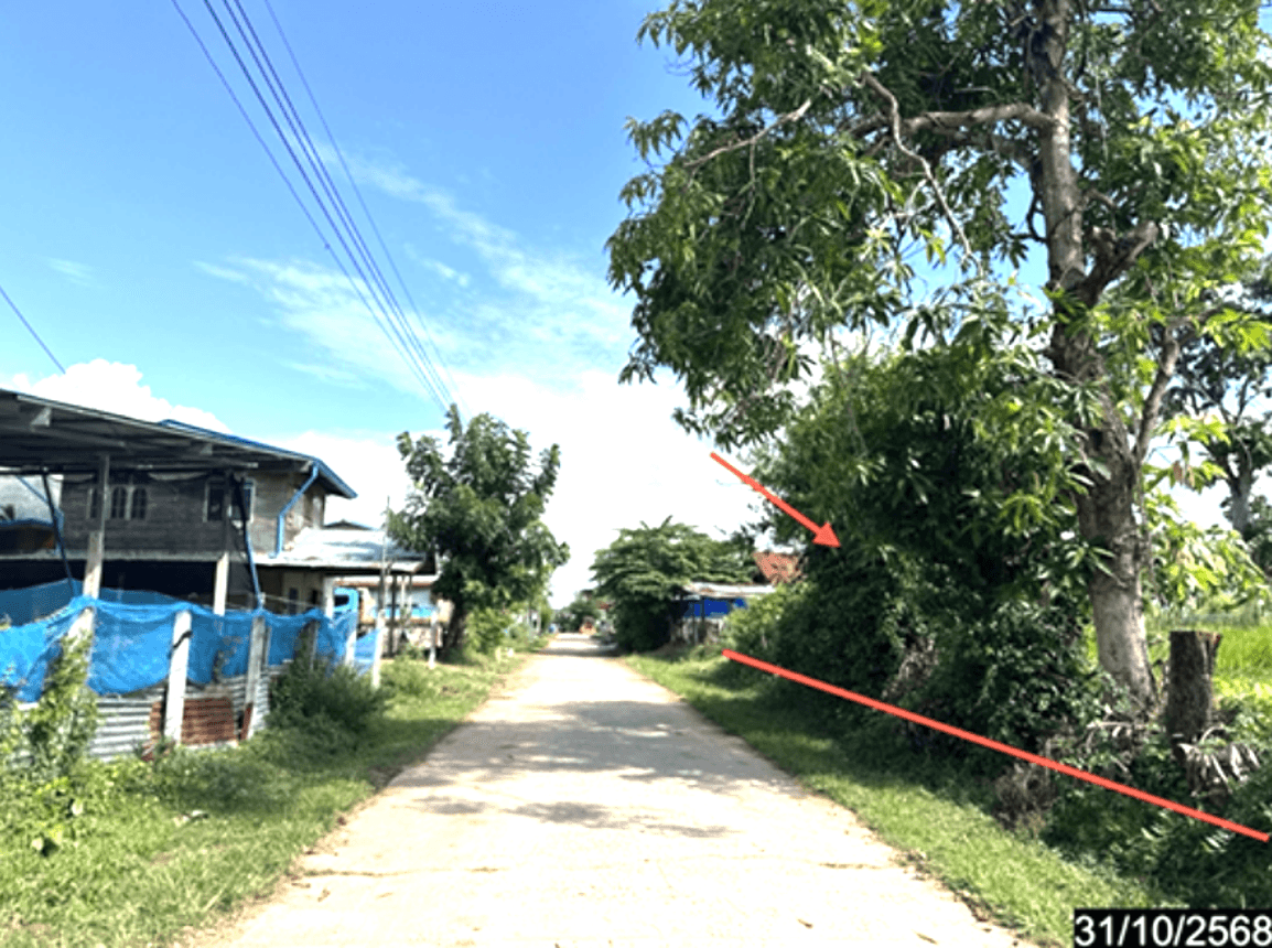 ขายที่ดินเปล่า บัวหุ่ง ราษีไศล ศรีสะเกษ เนื้อที่ 34 ตร.ว. ทำเลสงบ เหมาะสร้างบ้านขนาดกะทัดรัด