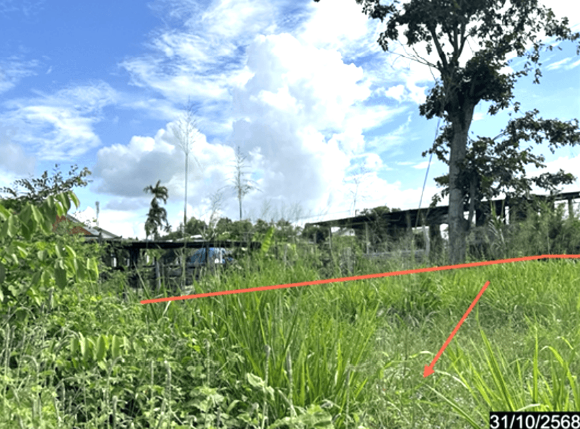 ขายที่ดินเปล่า บัวหุ่ง ราษีไศล ศรีสะเกษ เนื้อที่ 34 ตร.ว. ทำเลสงบ เหมาะสร้างบ้านขนาดกะทัดรัด