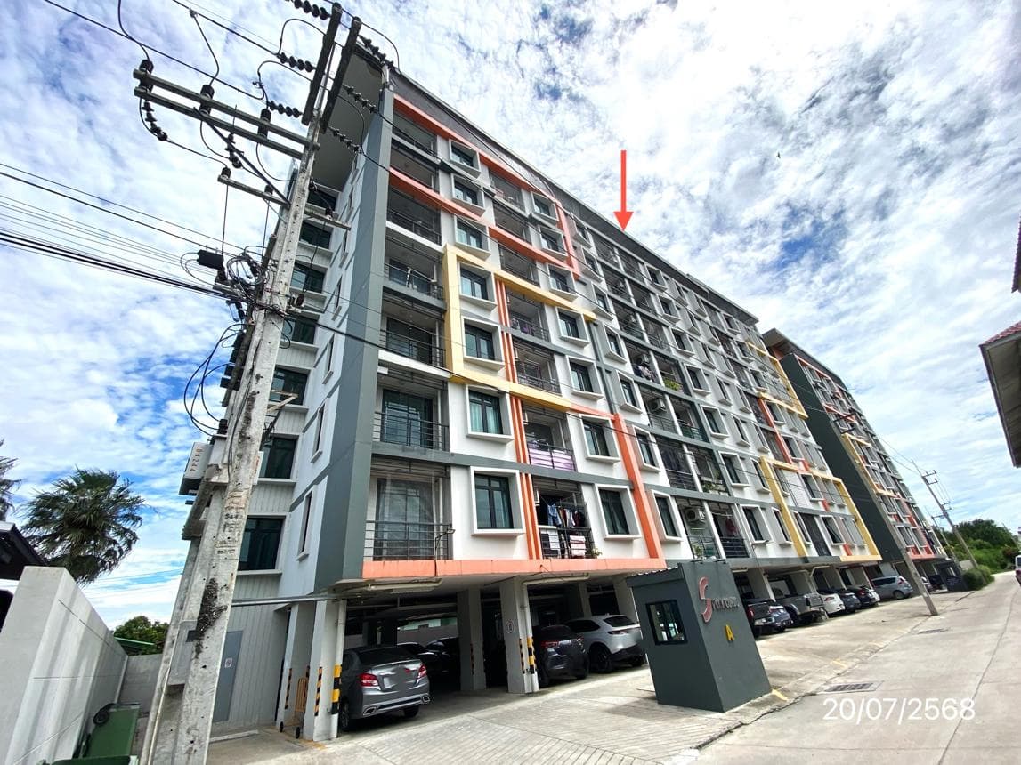 คอนโด เอส ปาร์ค คอนโด (S Park Condo) หนองไม้แดง ชลบุรี 1 ห้องนอน พื้นที่ 30.85 ตร.ม. ใกล้อมตะนคร