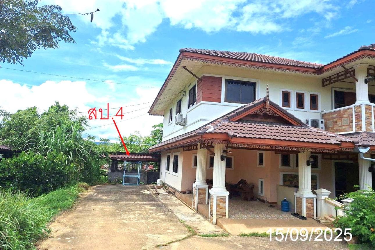 บ้านเดี่ยว เสริมซ้าย เสริมงาม ลำปาง 4 ห้องนอน 2 ห้องน้ำ พื้นที่กว้างขวาง 208.75 ตร.ม. บนเนื้อที่ 77 ตร.ว. ทำเลสงบราคา 3 ล้านปลายๆ