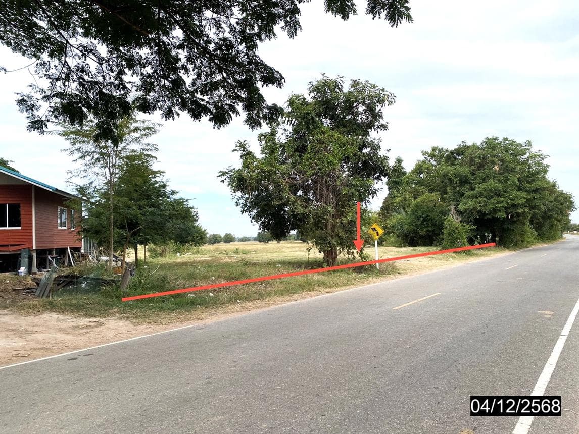 ขายที่ดินเปล่า ยางตลาด กาฬสินธุ์ ทำเลหนองตอกแป้น เหมาะสำหรับทำการเกษตรหรือลงทุน