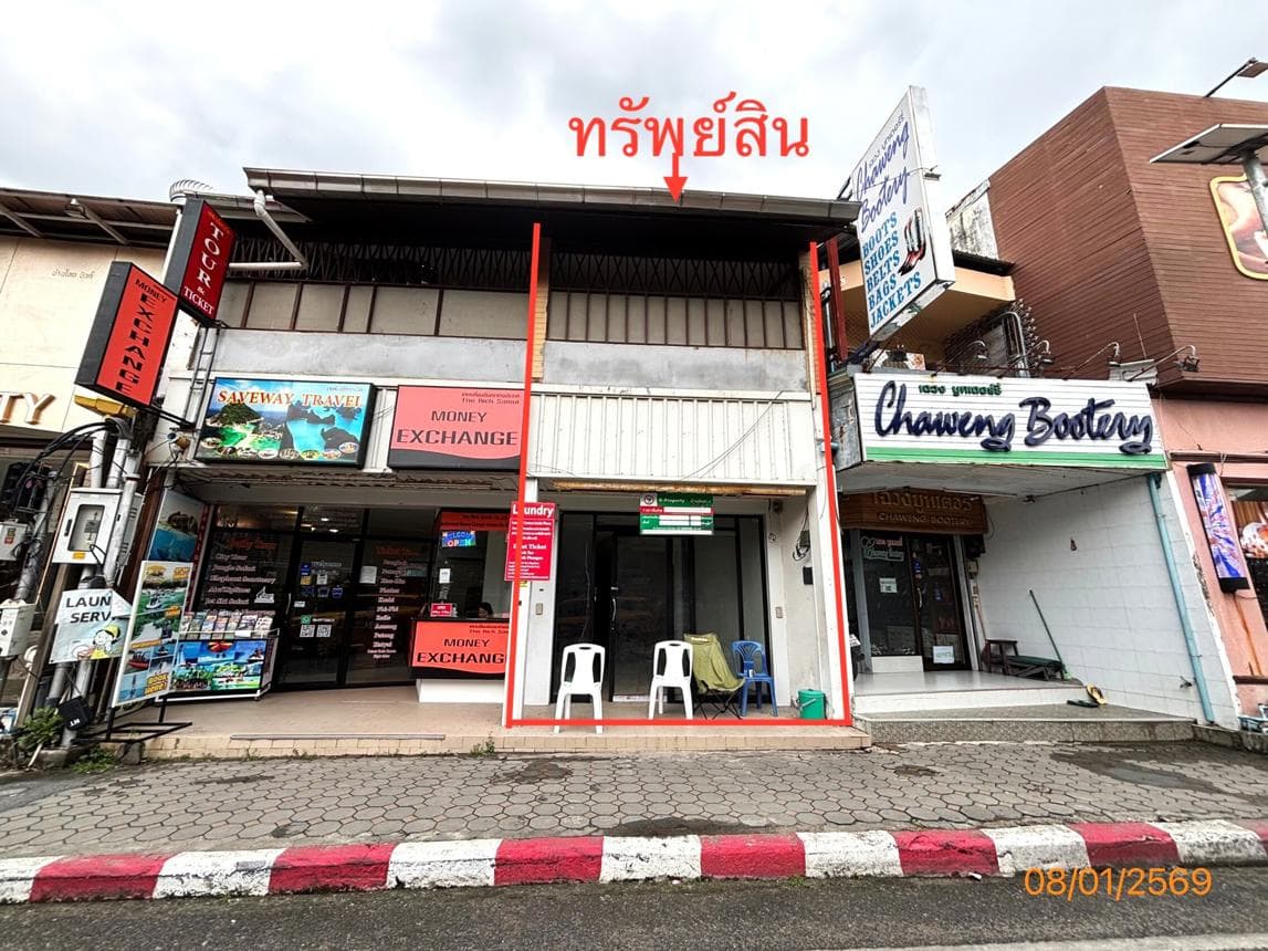 อาคารพาณิชย์ทำเลการค้า 2 ห้องนอน พื้นที่ 128 ตร.ม. บ่อผุด เกาะสมุย สุราษฎร์ธานี