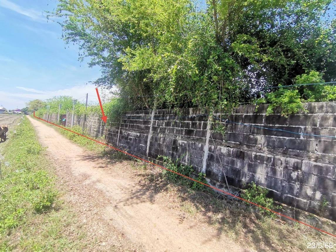 ขายที่ดินเปล่า บางจาน เมืองเพชรบุรี ทำเลดี บรรยากาศสงบ เหมาะสร้างบ้านและลงทุน ราคา 1.71 ล้าน