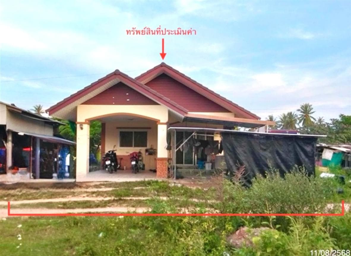 ขายบ้านเดี่ยวชั้นเดียว 2 ห้องนอน 2 ห้องน้ำ พื้นที่กว้างขวาง 101.75 ตร.ม. บนเนื้อที่ 86 ตร.ว. ต.วัดขนุน อ.สิงหนคร จ.สงขลา บรรยากาศเงียบสงบ เป็นส่วนตัว ทำเลดีราคาคุ้มค่า