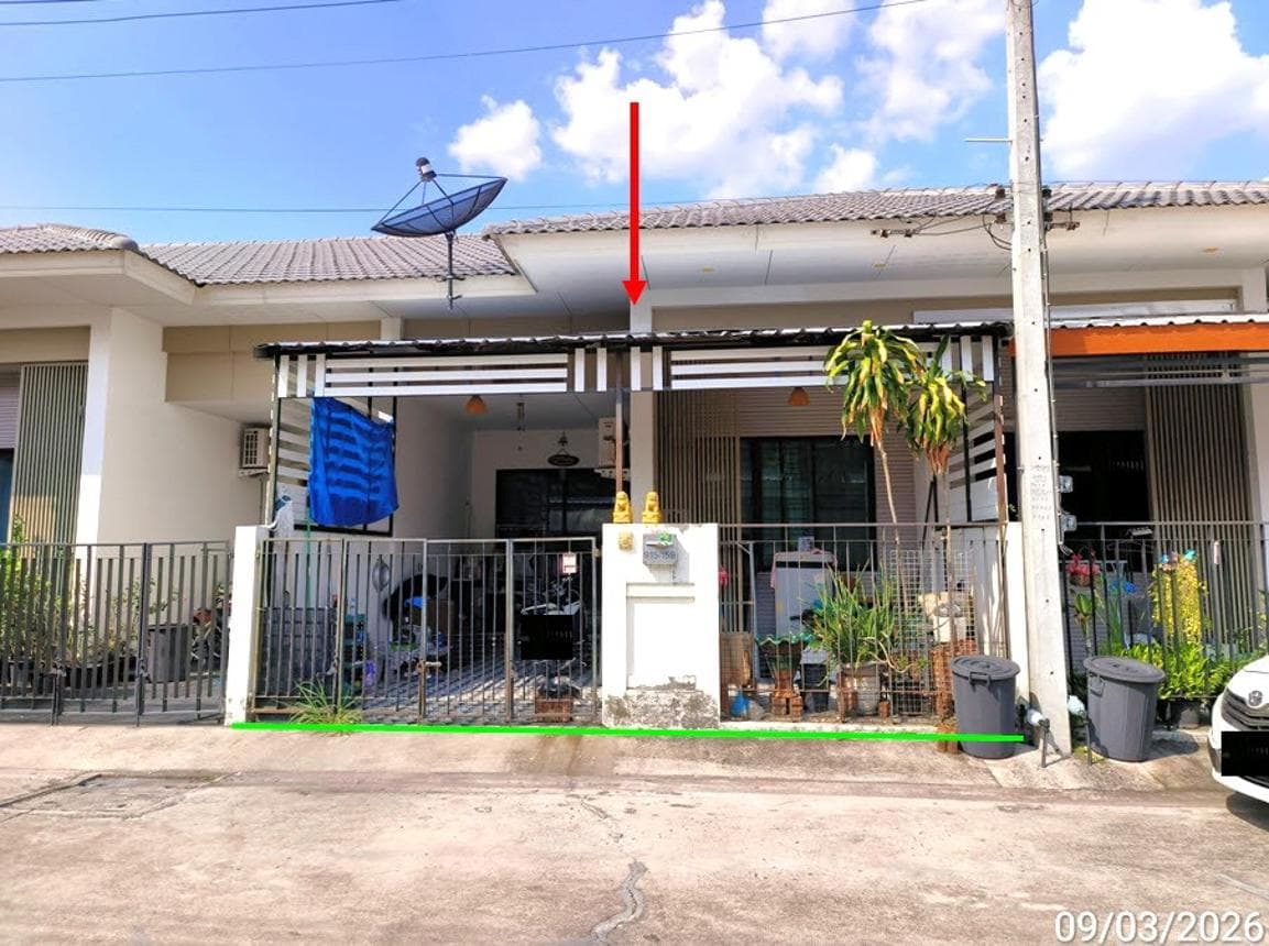 ขายทาวน์เฮ้าส์ มาย-กรีน @ ปลวกแดง (My Green @ Pluak Daeng) ระยอง 1 ห้องนอน 2 ห้องน้ำ พื้นที่กว้าง ทำเลดีใกล้นิคมฯ