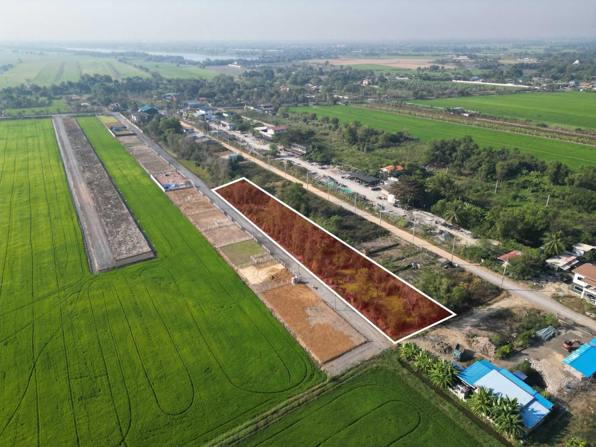 ที่ดิน 2 ไร่ ถมแล้ว บรรยากาศธรรมชาติ เหมาะสร้างบ้านหรือพัฒนาโครงการ หนองจอก