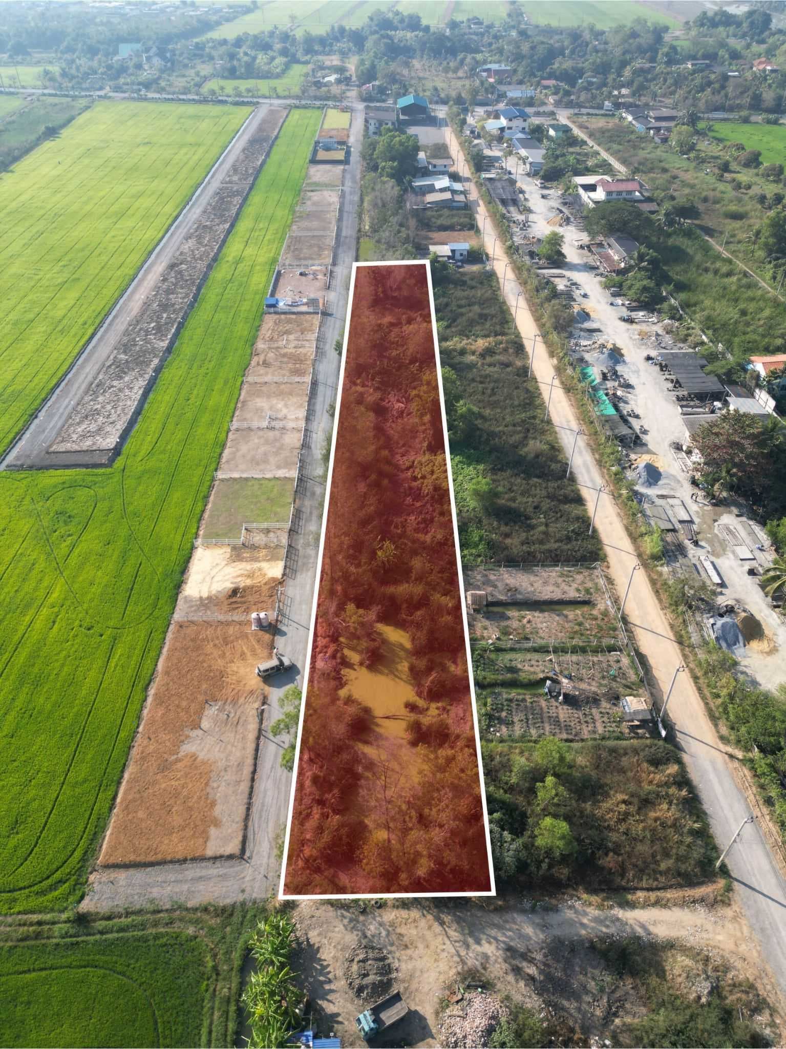 ที่ดิน 2 ไร่ ถมแล้ว บรรยากาศธรรมชาติ เหมาะสร้างบ้านหรือพัฒนาโครงการ หนองจอก