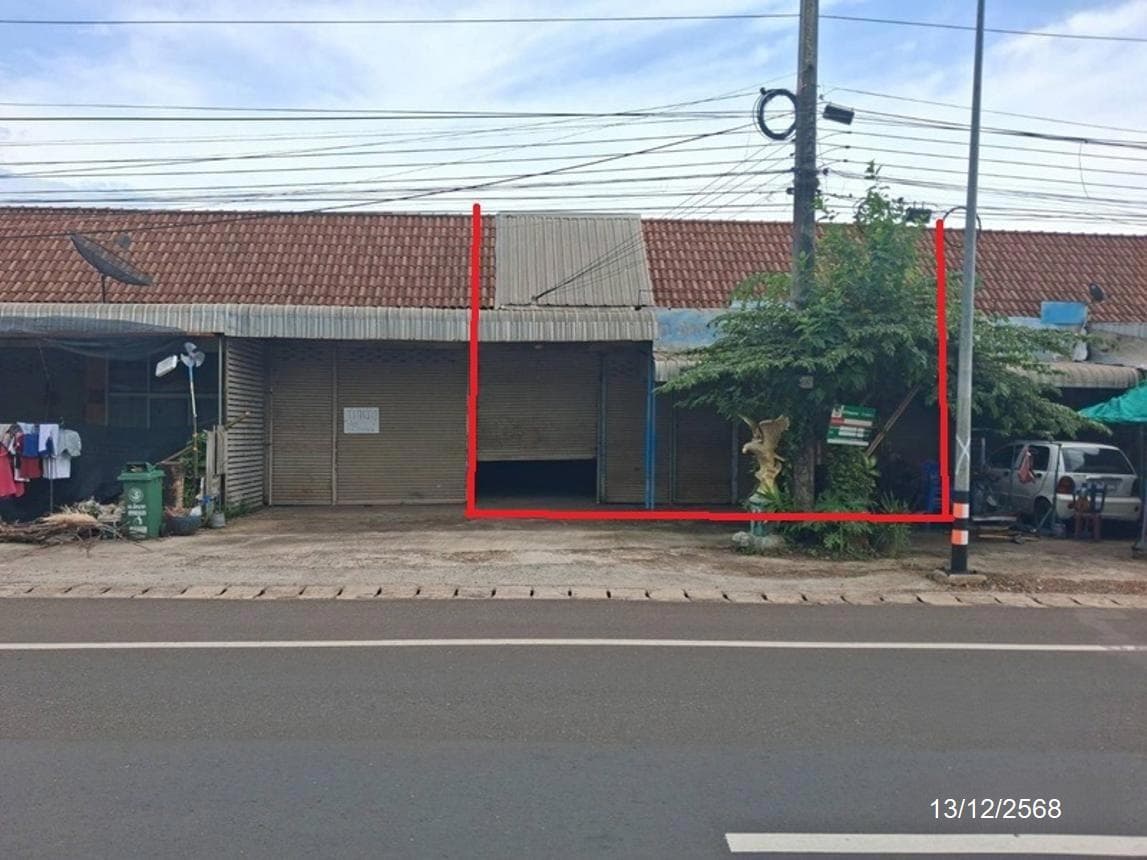 ขายอาคารพาณิชย์ สวาท เลิงนกทา ยโสธร 2 ห้องนอน 2 ห้องน้ำ พื้นที่ 156 ตร.ม. บนเนื้อที่ 58 ตร.ว. ทำเลค้าขายราคาดีนั่นเอง