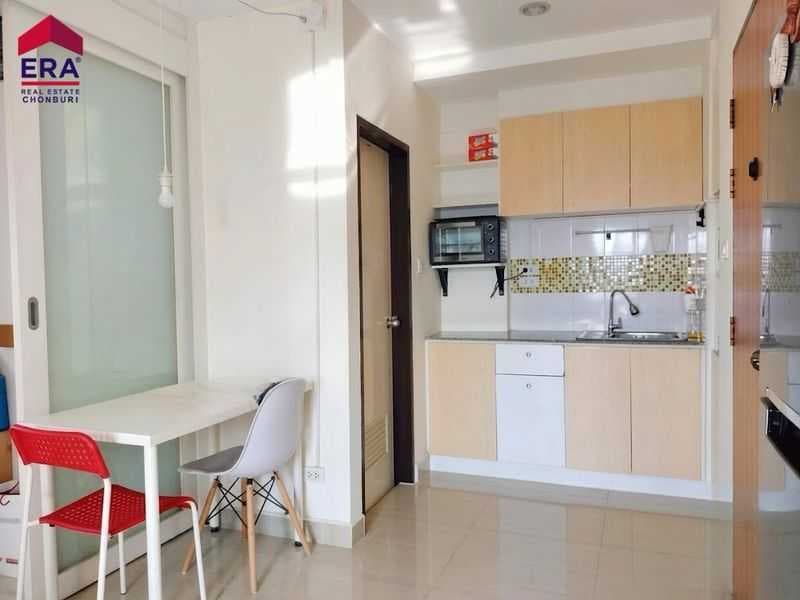 ขายคอนโดพร้อมผู้เช่า ทำเลดีใกล้ ม.บูรพา เพียง 1.25 ล้านบาท The Wisdom Burg Condo บางแสน