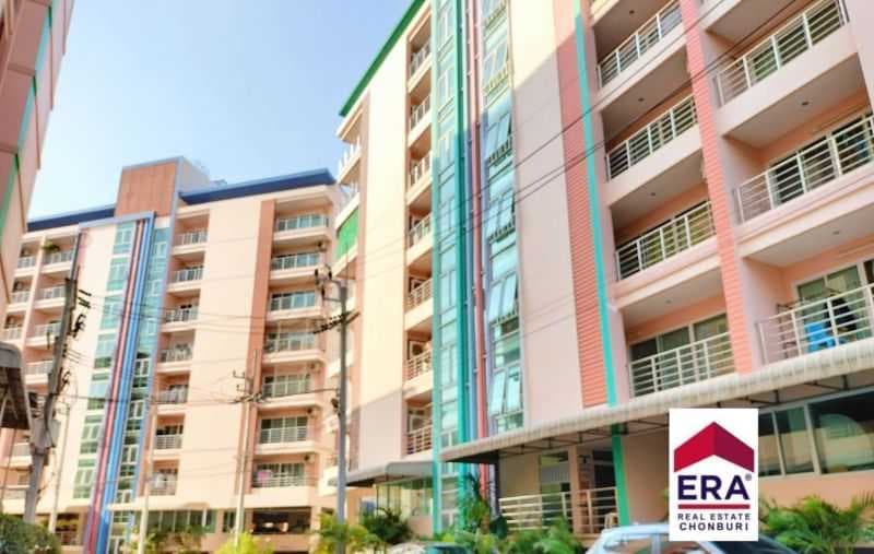 ขายคอนโดพร้อมผู้เช่า ทำเลดีใกล้ ม.บูรพา เพียง 1.25 ล้านบาท The Wisdom Burg Condo บางแสน