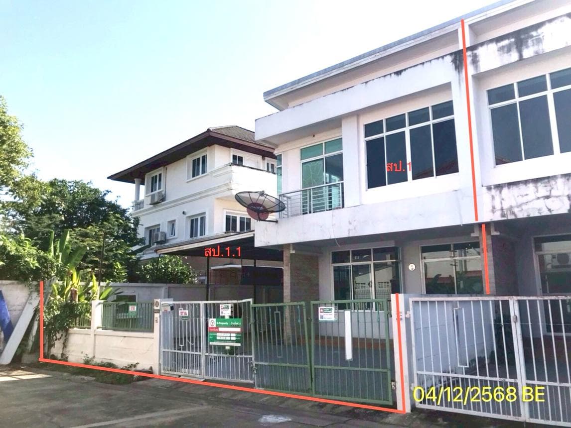ขายบ้านเดี่ยว ปัญฐิญา 3 เมืองนนทบุรี นนทบุรี ทำเลบางกร่าง เนื้อที่ 48.8 ตร.ว. พื้นที่ใช้สอย 168.45 ตร.ม. 3 ห้องนอน 3 ห้องน้ำ สภาพดี พร้อมอยู่