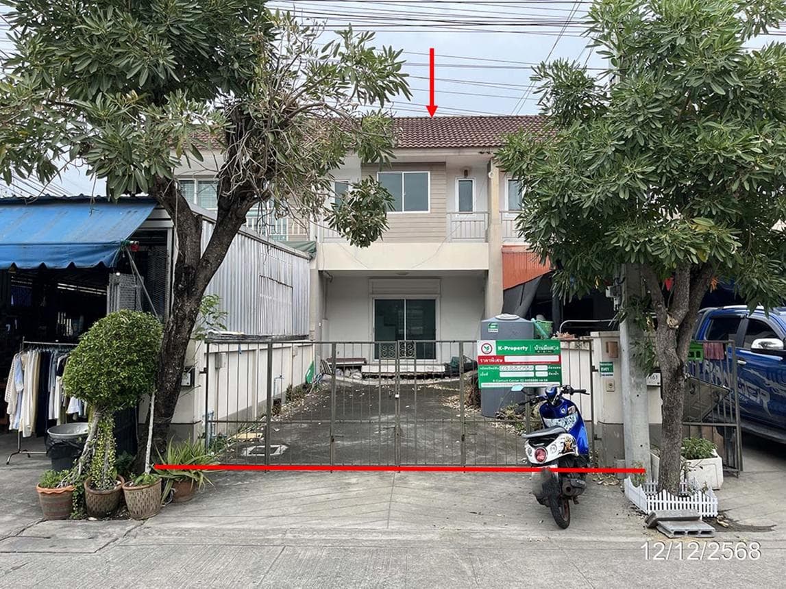ทาวน์เฮ้าส์ บาหลี บีช เอโทล คลองหลวงแพ่ง เมืองฉะเชิงเทรา พื้นที่ 28.3 ตร.ว. 3 ห้องนอน