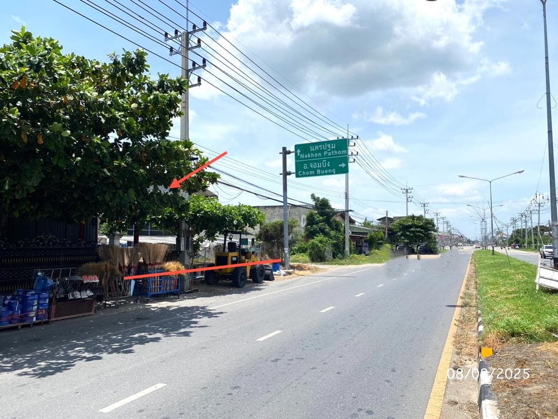 ขายโกดังพร้อมออฟฟิศ วังขนาย ท่าม่วง กาญจนบุรี พื้นที่ใช้สอย 405 ตร.ม. ทำเลดี ขนส่งสะดวก