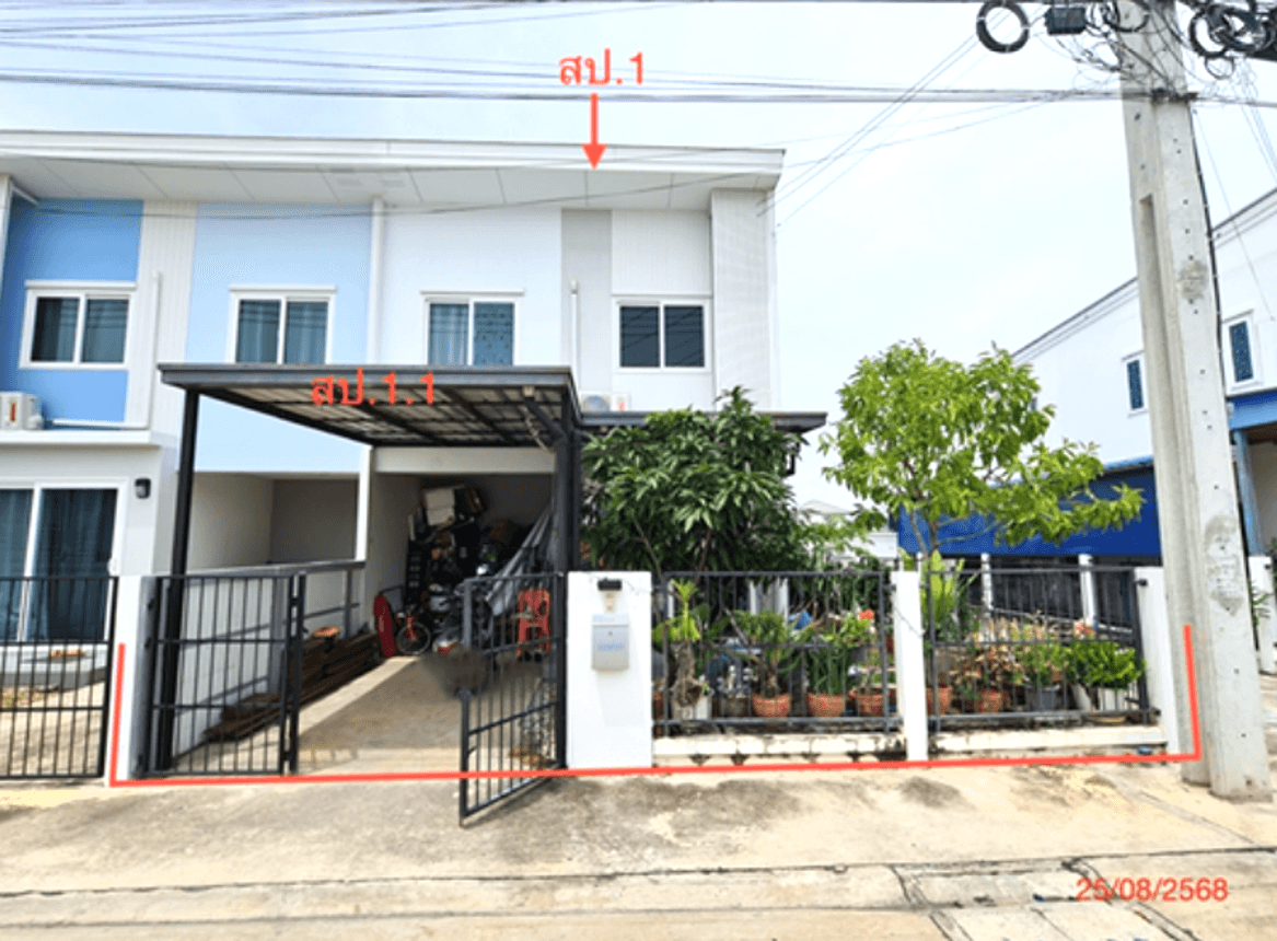 ทาวน์เฮ้าส์ คุณาลัย บีกินส์ 2 พิมลราช บางบัวทอง นนทบุรี 3 ห้องนอน 97 ตร.ม. ทำเลดี เดินทางสะดวก
