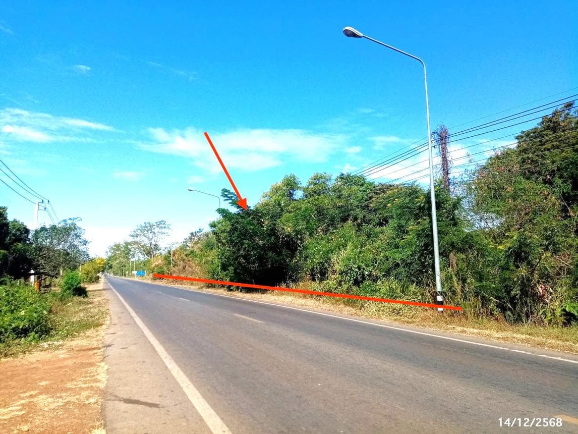 ที่ดินว่างเปล่า เนื้อที่ 65 ตร.ว. ทำเลศักยภาพ นาแก้ว โพนนาแก้ว สกลนคร