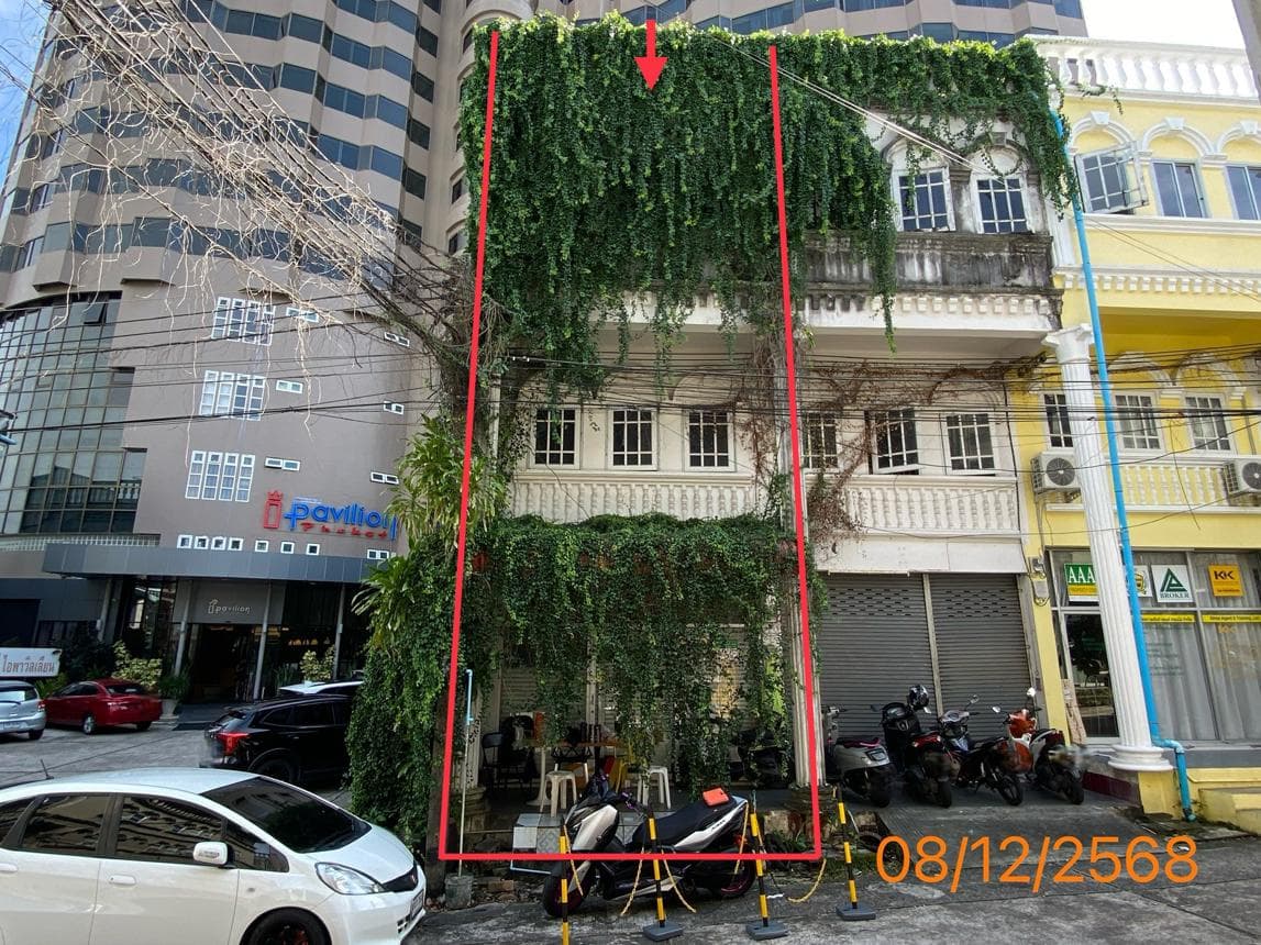 อาคารพาณิชย์ ตลาดเหนือ เมืองภูเก็ต 5 ห้องนอน 3 ห้องน้ำ พื้นที่ 176 ตร.ม. ทำเลทองใจกลางเมืองภูเก็ต