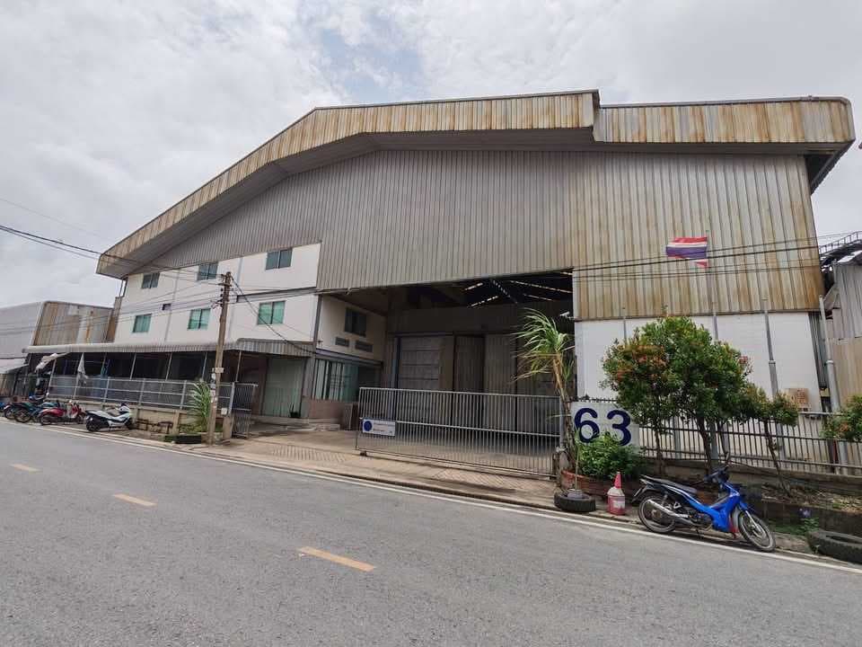 ด่วนขาย/ให้เช่าโรงงาน 3 ไร่ บางเสาธงสมุทรปราการพร้อมสิ่งปลูกสร้างสามารถดำเนินธุรกิจต่อได้เลย