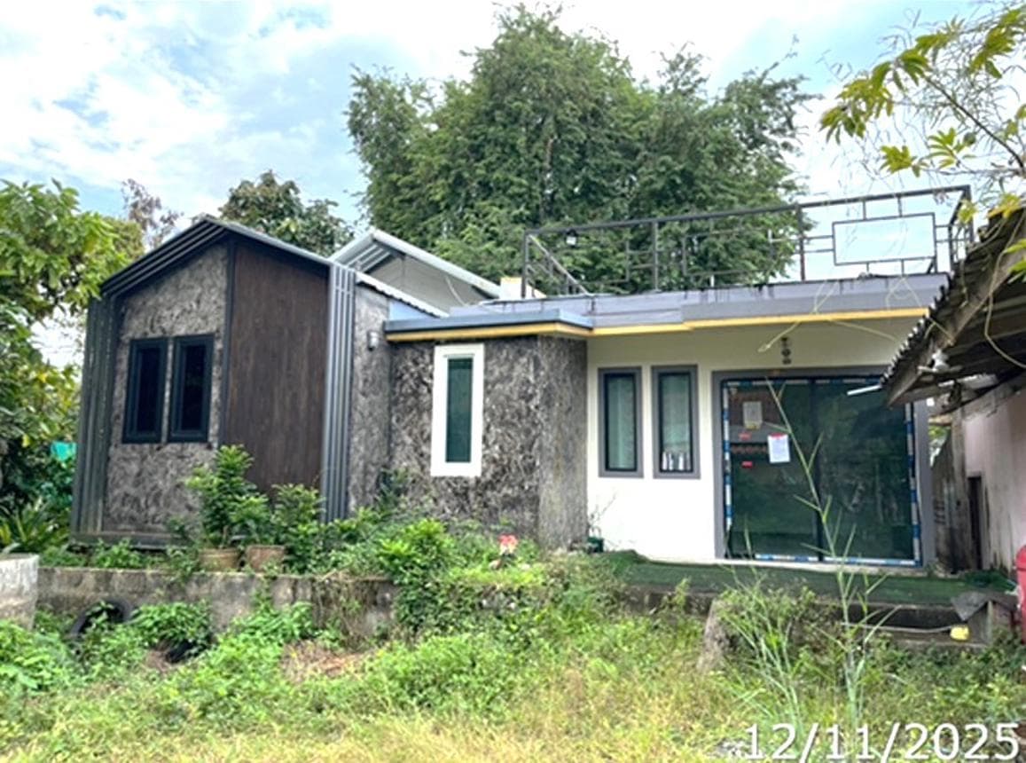 ขายบ้านเดี่ยวชั้นเดียว พื้นที่กว้าง 56 ตร.ว. ทำเลสงบย่านหนองตะพาน บ้านค่าย จังหวัดระยอง