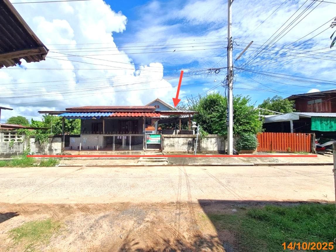 บ้านเดี่ยวชั้นเดียว 59 ตร.ว. ทำเลบ้านแวง พุทไธสง บุรีรัมย์ พื้นที่กว้าง บรรยากาศดี ราคาโดนใจ