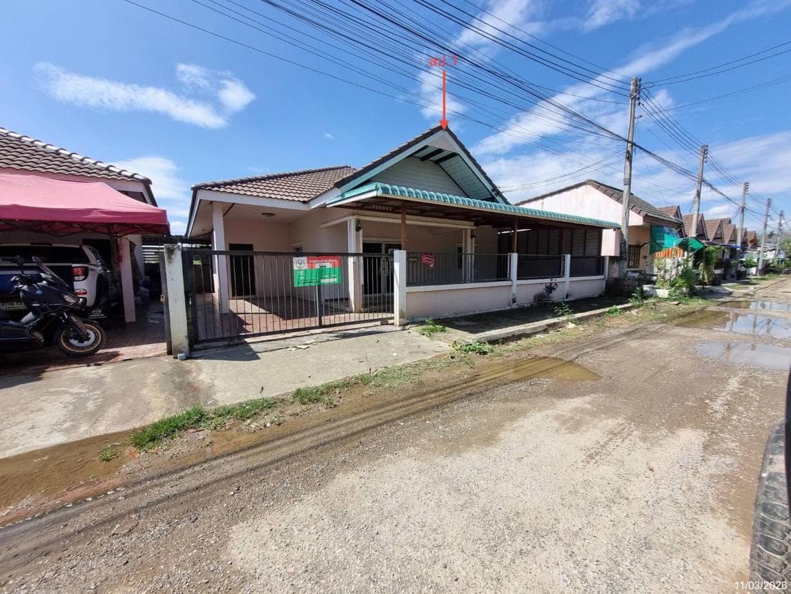 บ้านเดี่ยว 3 ห้องนอน โครงการเพชรน้ำหนึ่ง พื้นที่ 56.6 ตร.ว. ทำเลปากแพรก เมืองกาญจนบุรี บรรยากาศสงบ ราคาคุ้มค่า