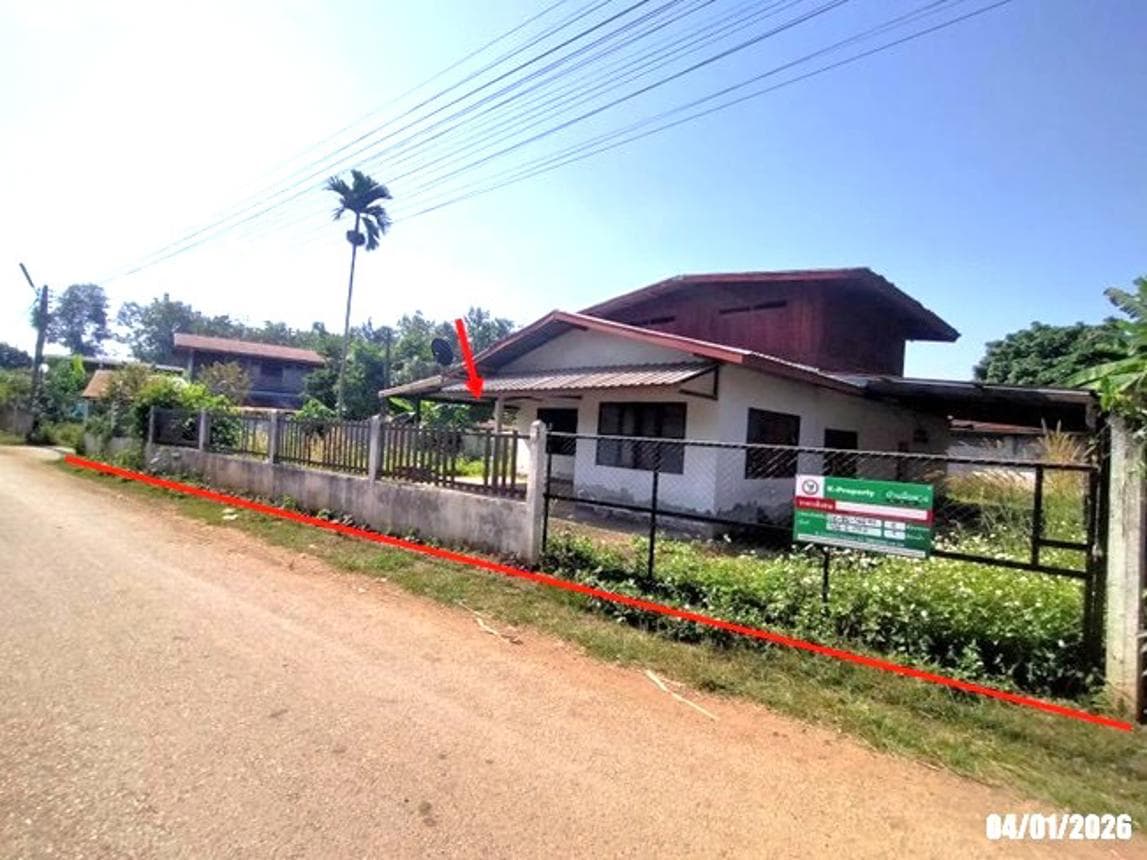 บ้านเดี่ยว ศรีสงคราม วังสะพุง เลย พื้นที่ 6.2 ตร.ว. พื้นที่ใช้สอย 209.38 ตร.ม. 2 ห้องนอน 1 ห้องน้ำ