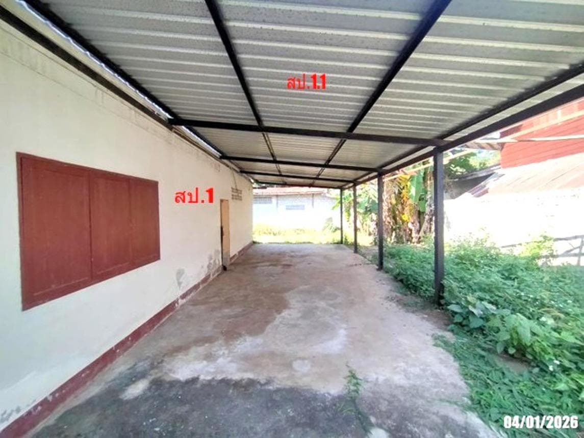 บ้านเดี่ยว ศรีสงคราม วังสะพุง เลย พื้นที่ 6.2 ตร.ว. พื้นที่ใช้สอย 209.38 ตร.ม. 2 ห้องนอน 1 ห้องน้ำ