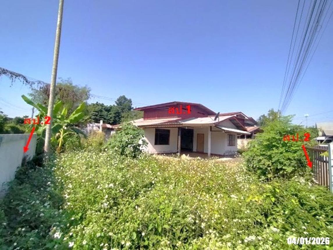 บ้านเดี่ยว ศรีสงคราม วังสะพุง เลย พื้นที่ 6.2 ตร.ว. พื้นที่ใช้สอย 209.38 ตร.ม. 2 ห้องนอน 1 ห้องน้ำ