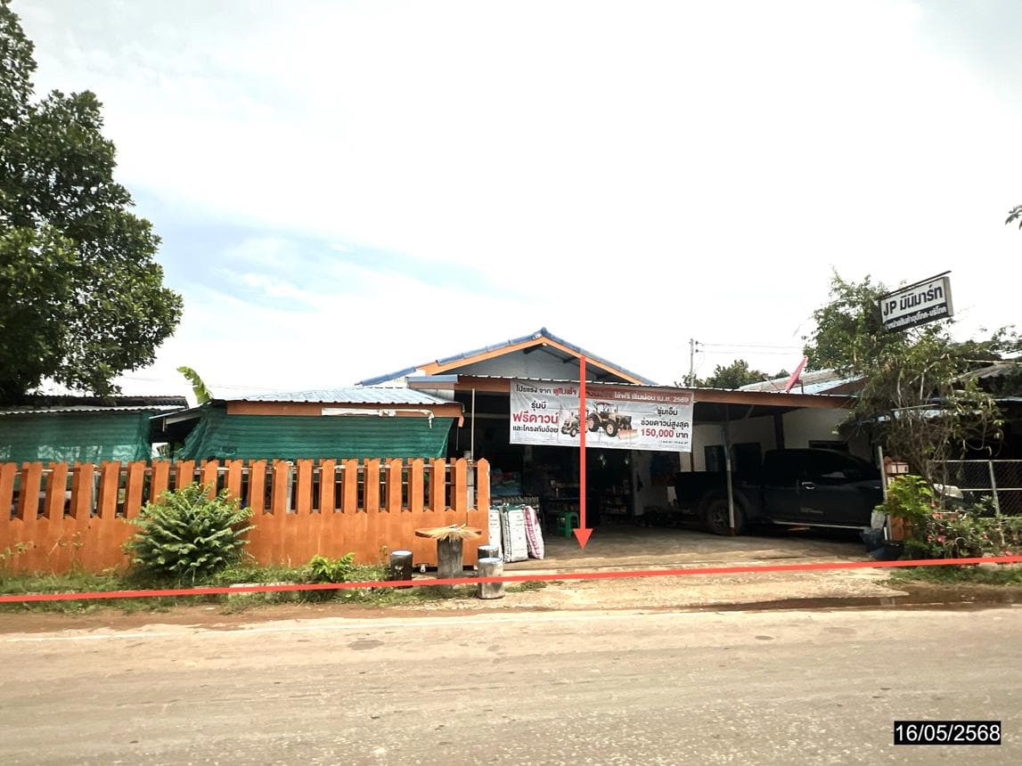 บ้านเดี่ยว บัวเงิน น้ำพอง ขอนแก่น 2 ห้องนอน 1 ห้องน้ำ บนเนื้อที่กว้าง 94 ตร.ว. ราคาล้านต้นๆ