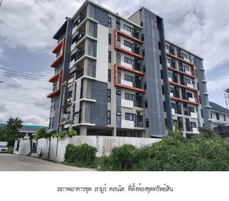 ห้องชุด โครงการ ลามูร์ คอนโด ปทุมธานี