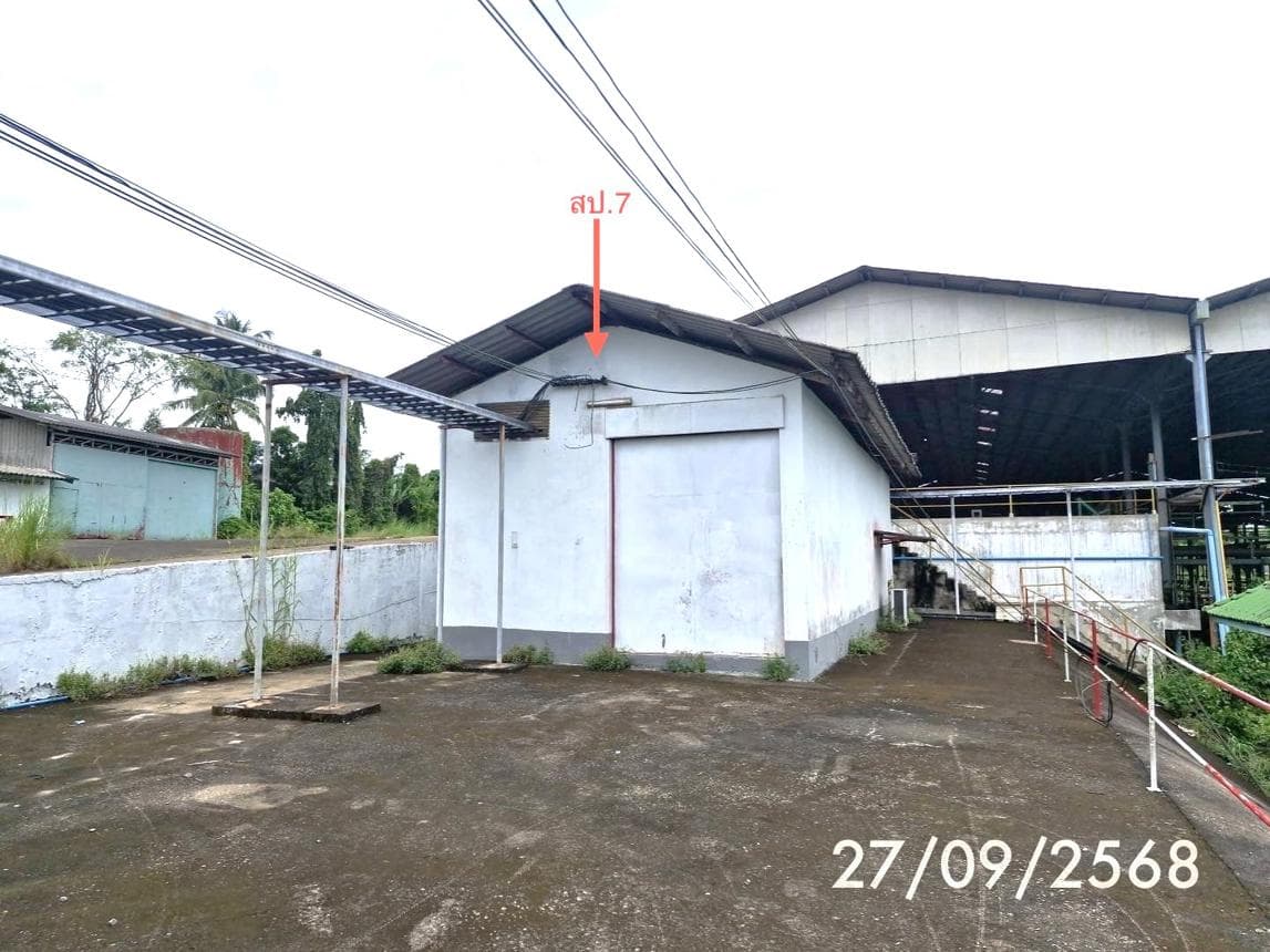 ขายอาคารโรงงาน นาเมืองเพชร สิเกา ตรัง พื้นที่ใช้สอย 5220 ตร.ม. ทำเลอุตสาหกรรม