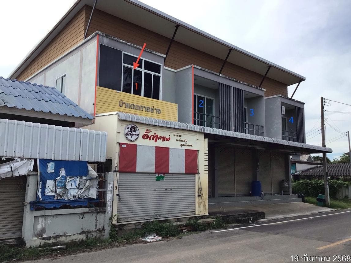 อาคารพาณิชย์ ป่าแดด เชียงราย 1 ห้องนอน 2 ห้องน้ำ ขนาด 24.1 ตร.ว.