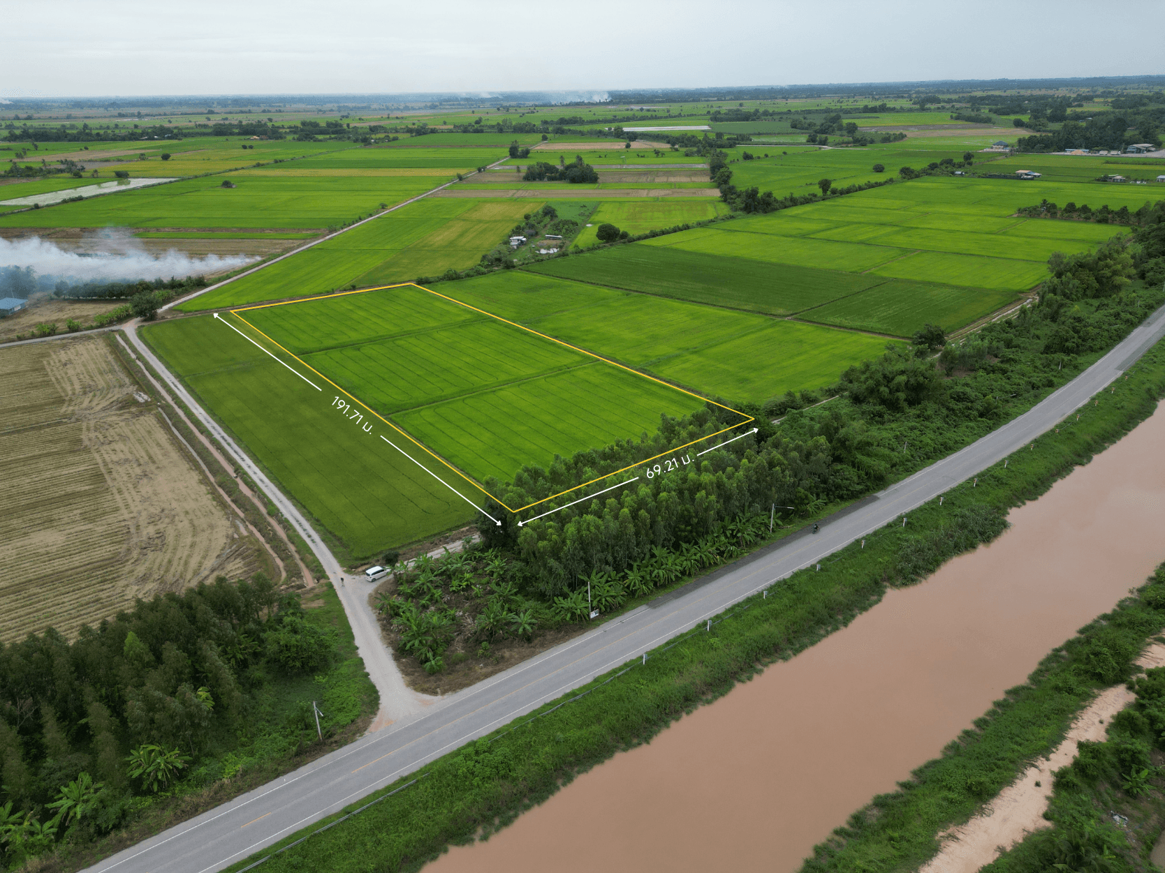 ที่ดินแปลงสวยเนื้อที่8 ไร่กว่า ใกล้ม.นเรศวร