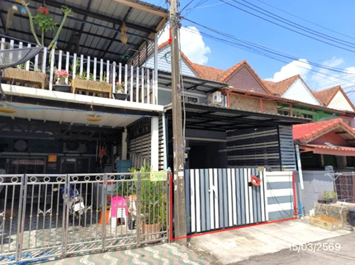 ขายทาวน์โฮม แดนทอง วิลเลจ (Danthong Village) บางโพธิ์เหนือ สามโคก ปทุมธานี พื้นที่กว้าง 26.2 ตร.ว.