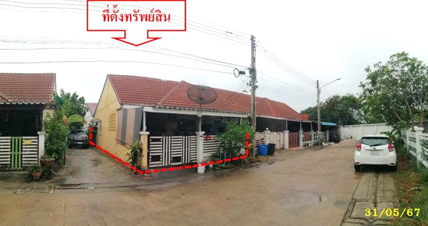 ทาวน์โฮม ทรัพย์รุ่งเรืองซิตี้ อมตะ-พานทอง เฟส 1 สภาพดี ทำเลทองใกล้แหล่งงาน