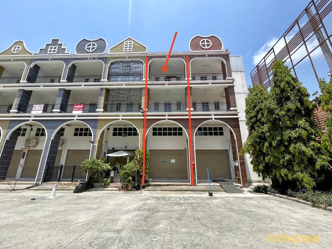 อาคารพาณิชย์ 2 ห้องนอน ทิวลิป สแควร์ พื้นที่ 188 ตร.ม. ทำเลศักยภาพ อ้อมน้อย กระทุ่มแบน สมุทรสาคร