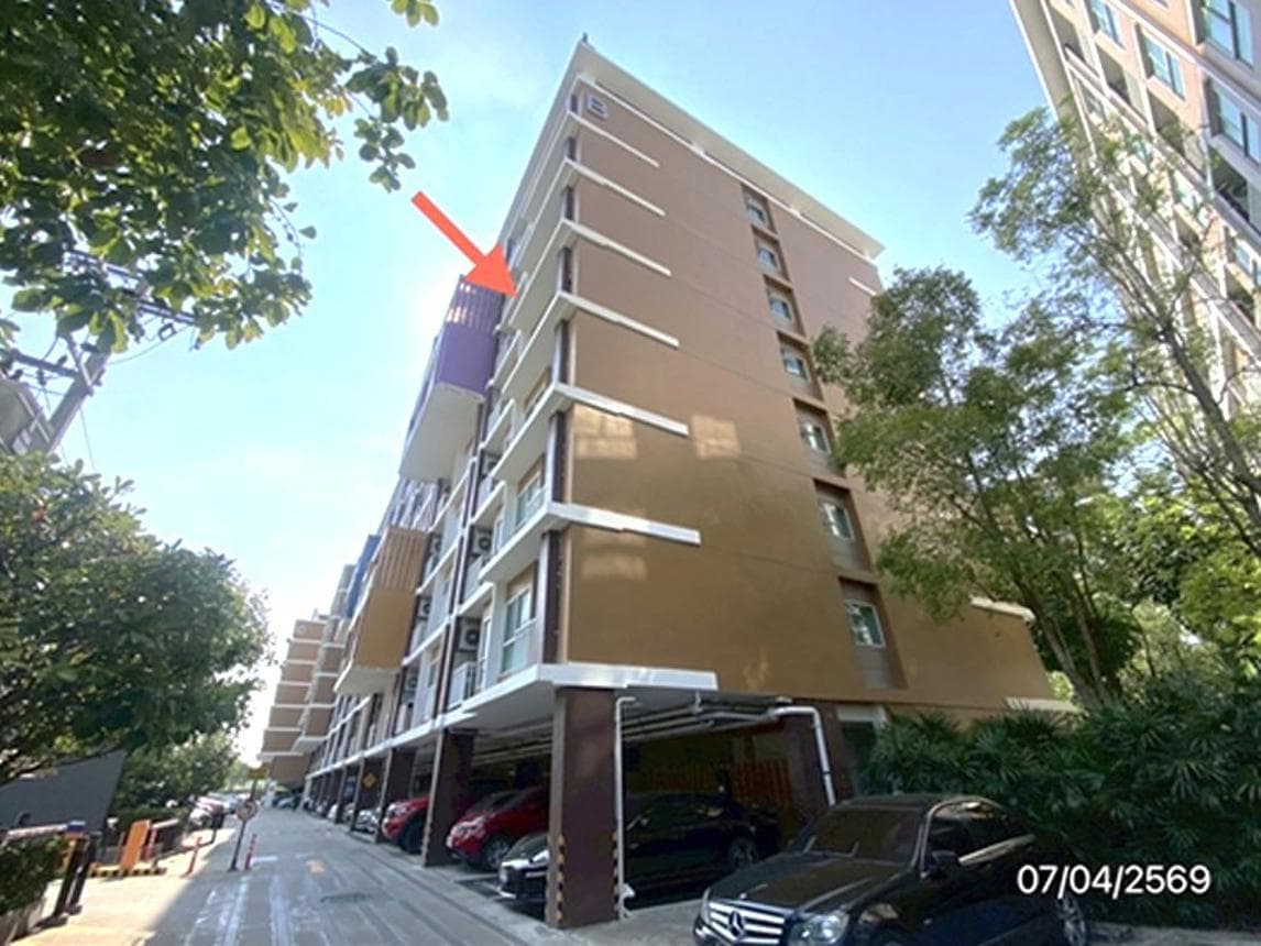 ขายคอนโด วี คอนโด (V Condo) เลียบด่วนรามอินทรา-วัชรพล 1 ห้องนอน สภาพสวย ทำเลดีใกล้รถไฟฟ้าสายสีชมพู