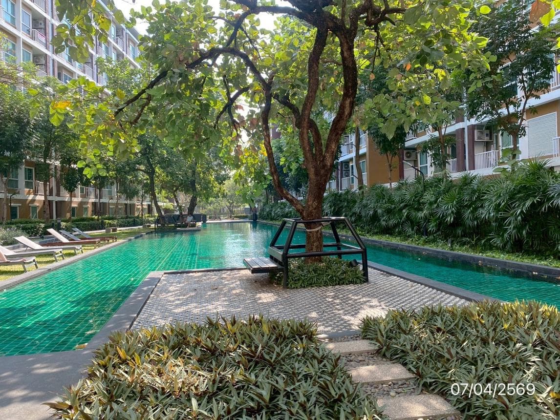 ขายคอนโด วี คอนโด (V Condo) เลียบด่วนรามอินทรา-วัชรพล 1 ห้องนอน สภาพสวย ทำเลดีใกล้รถไฟฟ้าสายสีชมพู