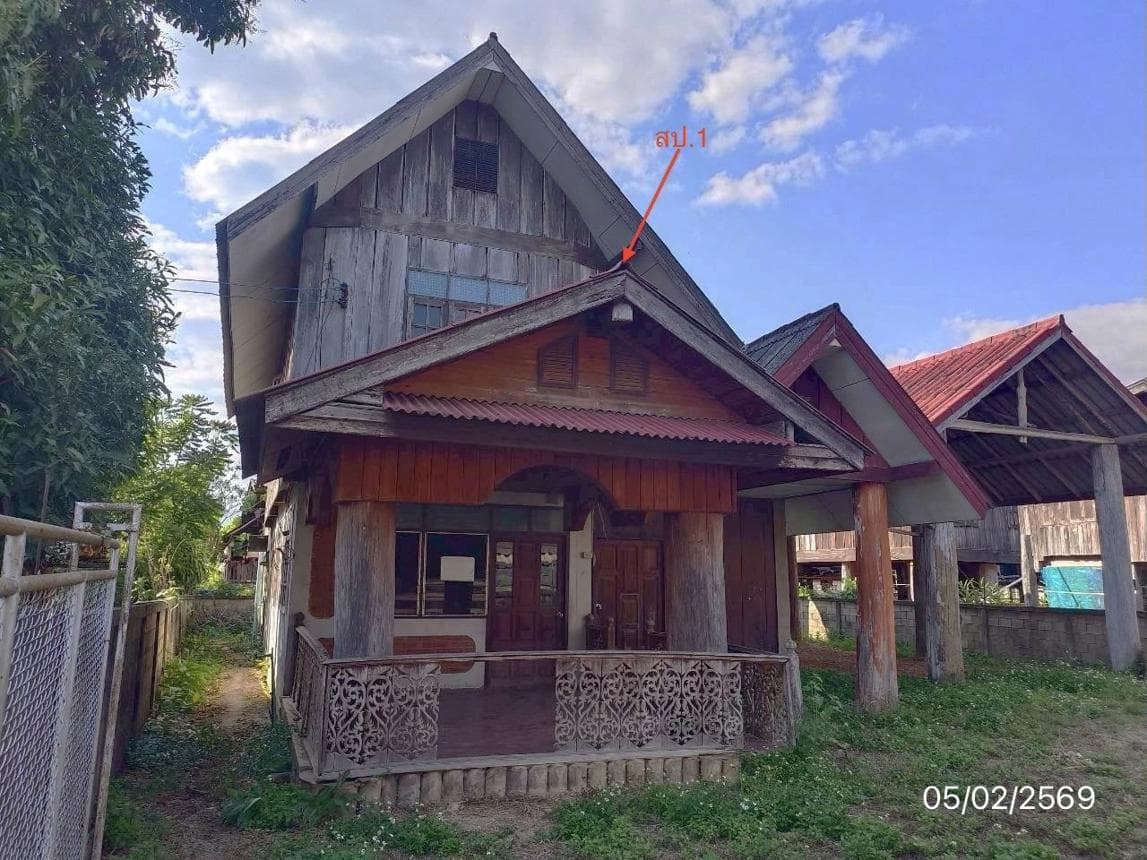 บ้านเดี่ยว บ้านมาง เชียงม่วน พะเยา พื้นที่ 25 ตร.ว. พื้นที่ใช้สอย 158.25 ตร.ม. 3 ห้องนอน 1 ห้องน้ำ